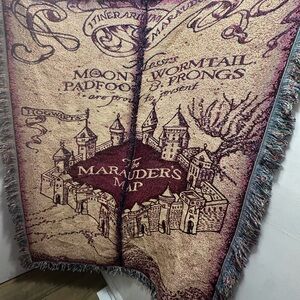 Marauder's Map Harry Potter  Tapestry Blanket